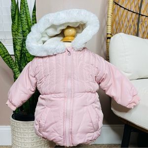Light pink first impressions baby girl jacket